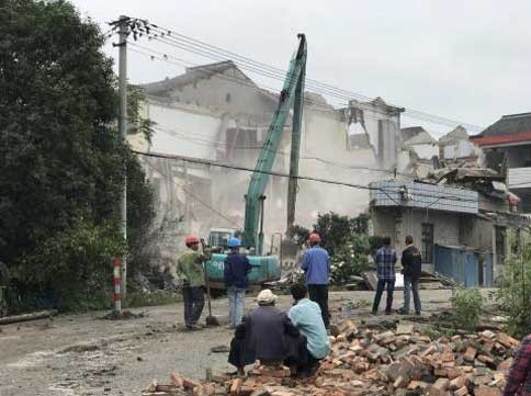 上海加长臂房屋拆除